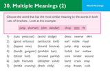 11+ Plus Year 5 CEM Revision Question Cards Maths Verbal and Non Verbal CGP