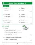 KS2 Year 3 Maths Times Tables 10 Minute Weekly Workouts with Answer CGP