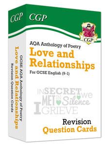 GCSE AQA 9-1 English Love & Relationships Poetry Anthology Revision Question CGP