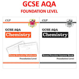 GCSE Grade 9-1 Chemistry AQA Exam Practice Workbook Foundation and Answer CGP