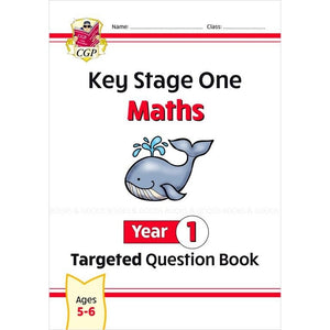 NEW KS1 Maths Year 1 Targeted Question Book with Answer CGP