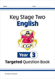 NEW KS2 SATS Year 3 Math English Science  Targeted Question Book with Answer CGP