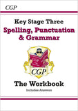 KS3 English Workbook and Spelling Punctuation and Grammar with Answer CGP