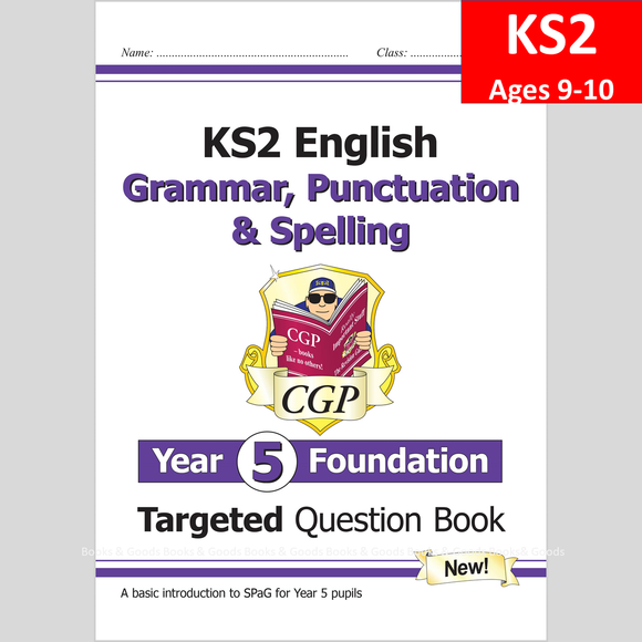 KS2 Year 5  English Targeted Question Book Grammar Foundation with Answer CGP