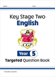 New KS2 SATS Year 5 Maths English Science Targeted Question Book with Answer CGP