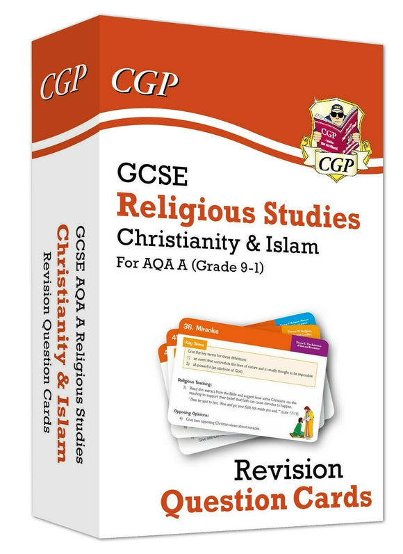 9-1 GCSE AQA A Religious Studies Christianity & Islam Revision Question Cards