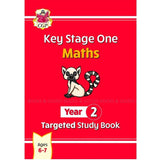 New KS1 Maths Year 2 Targeted Study Book with Practice Questions and Answer CGP