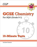 GCSE AQA Biology Physics Chemistry Revision-Workbooks-10-Minute Tests Higher CGP