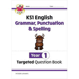 NEW KS1 Year 1 English Grammar Punctuation Targeted Question Book with Answer