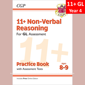 11 Plus Year 4 GL Non Verbal Practice Book and Assessment Tests with Answer CGP