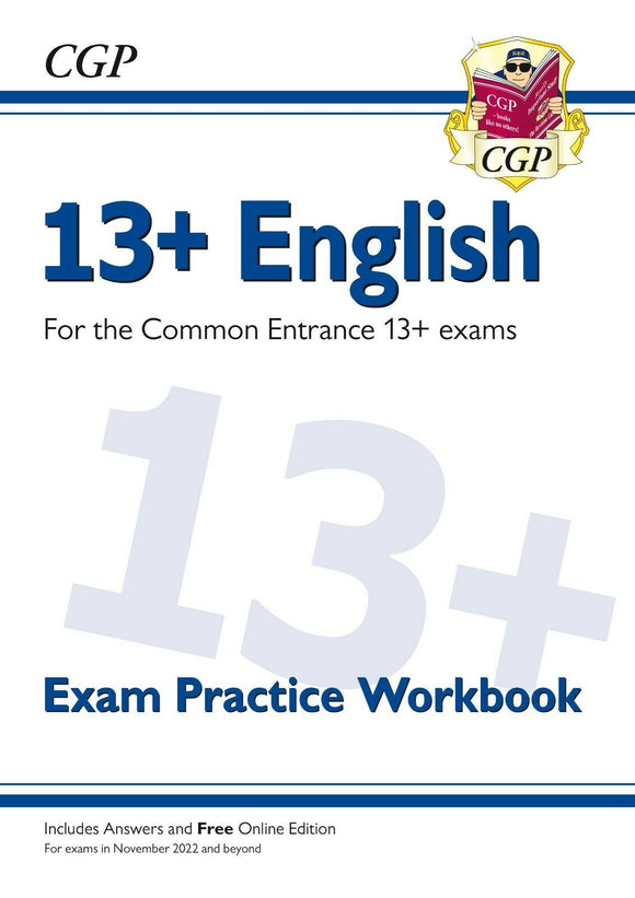 New 13+ Plus English Practice Workbook Common Entrance Exams From Nov 2022 CGP