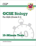 GCSE AQA Biology Physics Chemistry Revision-Workbooks-10-Minute Tests Higher CGP