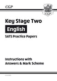 KS2 English SATS Practice Papers Pack 4 with Answers Ages 7-11 Key Stage 2 CGP