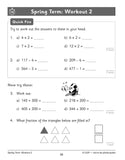 KS2 Year 3 Maths 10 Minute Weekly Workouts Arithmetic with Answer CGP