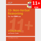 11 Plus Ages 7-11 CEM Non Verbal Reasoning Study Book with Answer CGP