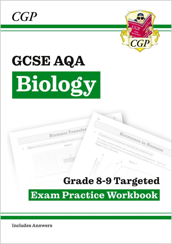 New GCSE Biology AQA Grade 8-9 Targeted Exam Practice Workbook with Answer CGP