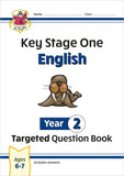 KS1 SATS Year 2 Maths & English Targeted Question Books with Answer Ages 6-7 CGP