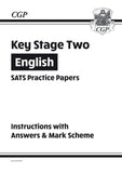 KS2 English SATS Practice Papers Pack 5 with Answers Ages 7-11 Key Stage 2 CGP