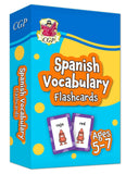 New KS1 Ages 5-7 Spanish Vocabulary Flashcards CGP