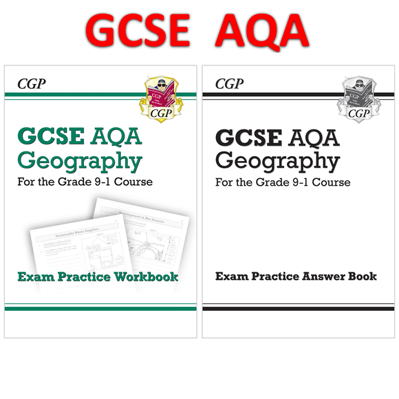 Grade 9-1 GCSE Geography AQA Exam Practice Workbook and Answer CGP