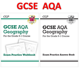 Grade 9-1 GCSE Geography AQA Exam Practice Workbook and Answer CGP