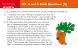 9-1 GCSE AQA A Religious Studies Christianity & Islam Revision Question Cards