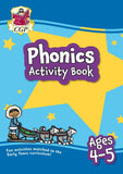KS1 Ages 4-5 Reception Level Phonics Home Learning Activity Book CGP