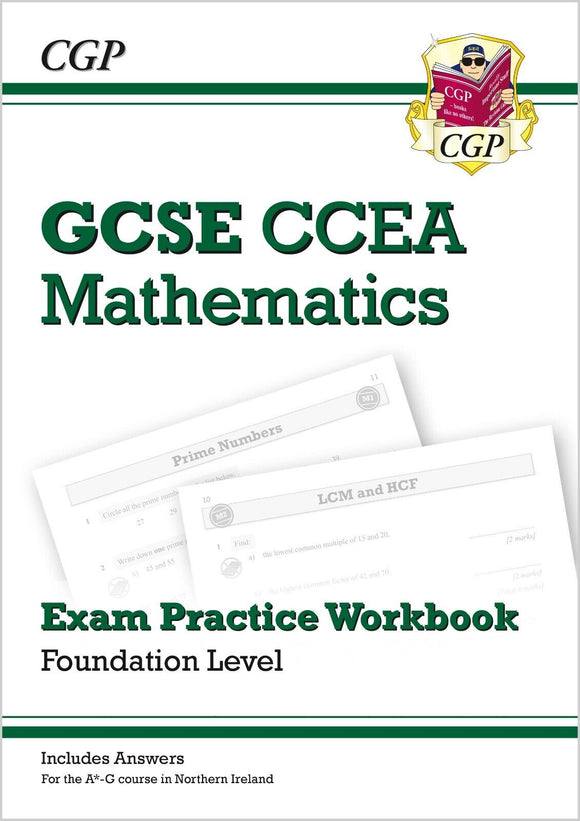 CCEA GCSE Maths Exam Practice Workbook - Foundation with Answer KS4 CGP