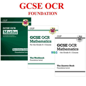 GCSE Maths OCR Revision Guide and Workbook Foundation CGP