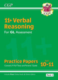 11+ Plus GL Year 6 Maths English Verbal Non-Verbal Practice Papers PACK 2 CGP