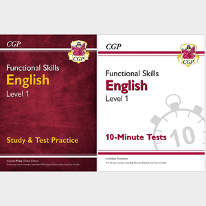 Functional Skills English Level 1 Study and Test with Answer CGP