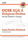 Grade 9-1 GCSE Religious Studies AQA A Exam Practice Workbook with Answer CGP