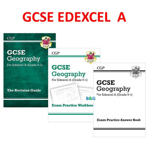 Grade 9-1 GCSE Geography Edexcel A - Revision Guide Exam Practice Workbook CGP