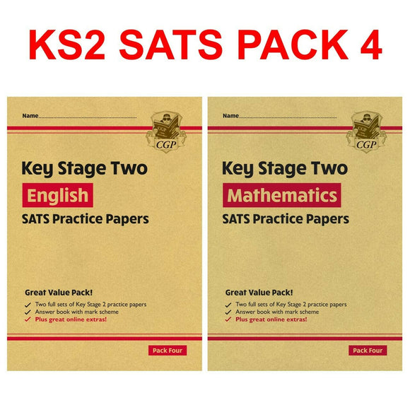 KS2 SATS Practice Papers Maths And English Pack 4 - For 2022 Tests CGP ...