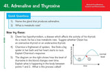 GCSE  Edexcel Combined Science Boilogy Revision Question Cards KS4 CGP