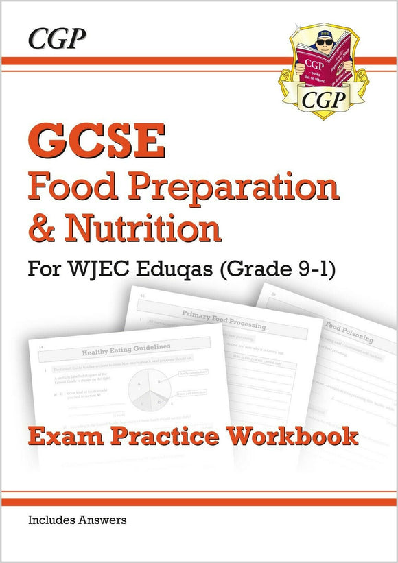 GCSE Food Preparation & Nutrition WJEC Eduqas Exam Practice Workbook with Answer