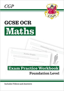 New GCSE Maths OCR Exam Practice Workbook: Foundation with Answer KS4 CGP 2022