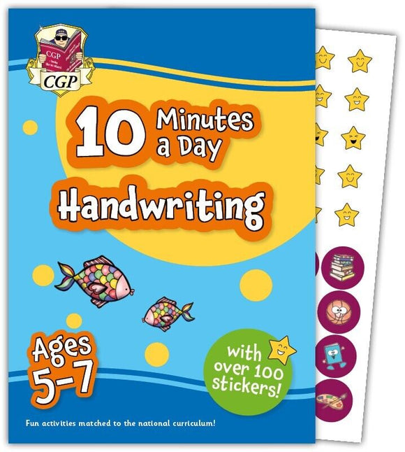 New KS1  Ages 5-7 English Handwriting 10 Minutes a Day Workbook with Answer 2023