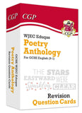 GCSE English: WJEC Eduqas Poetry Anthology - Revision Question Cards CGP