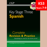 KS3 Years 7-9 Spanish Complete Revision and Practice include Answer CGP