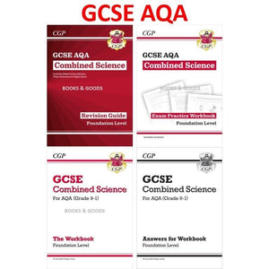 GCSE AQA Combined Science FOUNDATION Revision & Workbook with Answer Key Stage 4