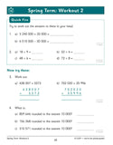 KS2 Year 5  Maths 10 Minute Weekly Workouts Arithmetic with Answer CGP