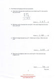 Tonbridge School Year 7 Entrance Exam Maths Model Answers