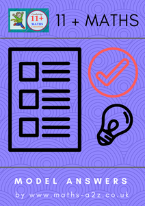 Model Answers for 11+ Maths Dulwich College Specimen Paper A