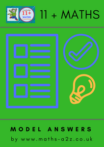 Model Answers for Whitgift 13 Maths Entrance Exam