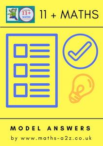 Model Answers for Bancrofts's School 11+ Maths Exam Model Answers