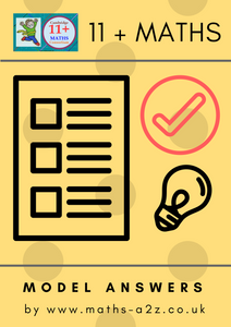 Model Answers for 11+ Maths Reigate Grammar School Entrance Examination
